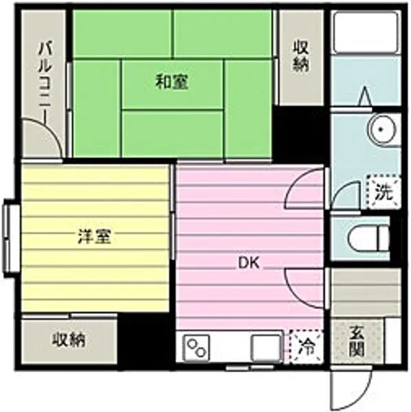 マイシティビルディング【401号室号室】の間取り