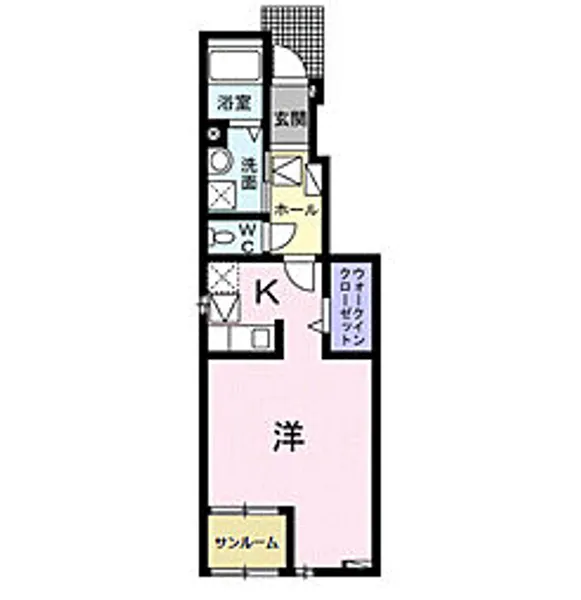 プラシードUII【1階】の間取り