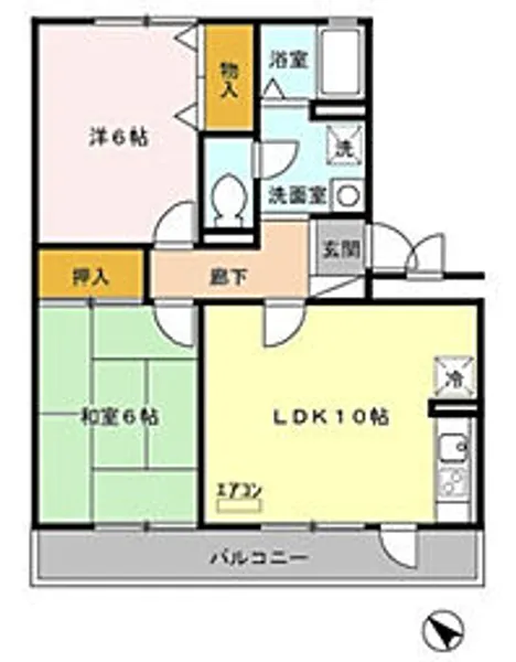 ピュアロータス【3階】の間取り