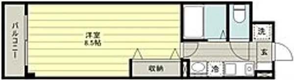 アトーレ上福岡マンション【1階】の間取り