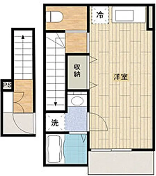 グランソフィア上福岡【203号室号室】の間取り