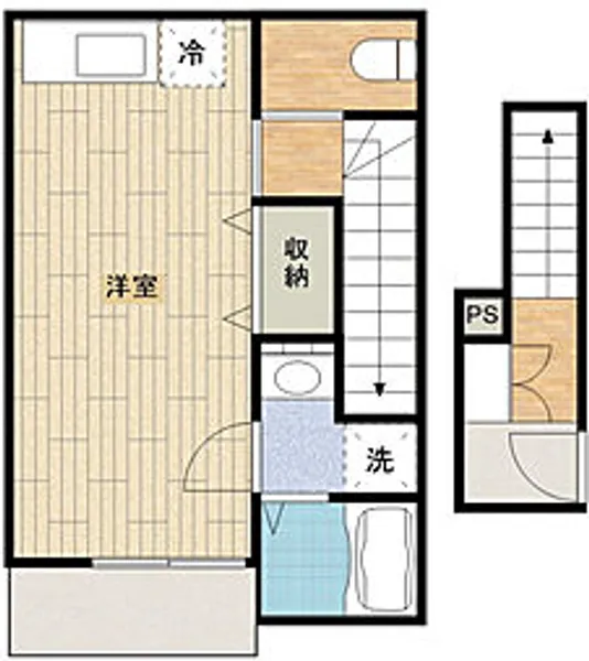 グランソフィア上福岡【204号室号室】の間取り