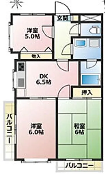 ストークマンション藤間【2階】の間取り