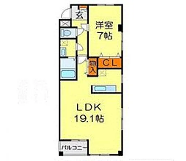 パレス・コーナー【3階】の間取り