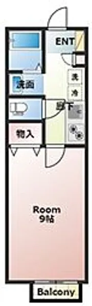 朋久レジデンス上福岡【2階】の間取り