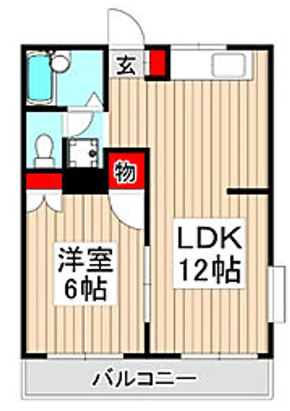 ピュアハイツ21【2階】の間取り