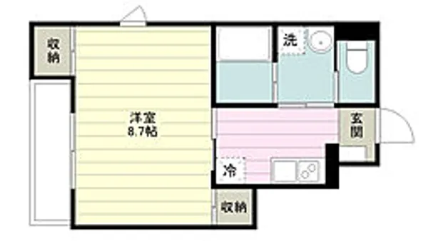 Bricks 335【2階】の間取り