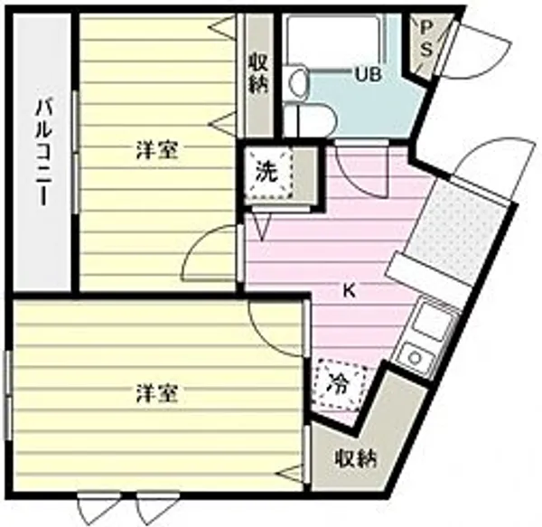 センチュリー羽沢【4階】の間取り