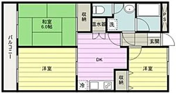ニューライトマンション【3階】の間取り