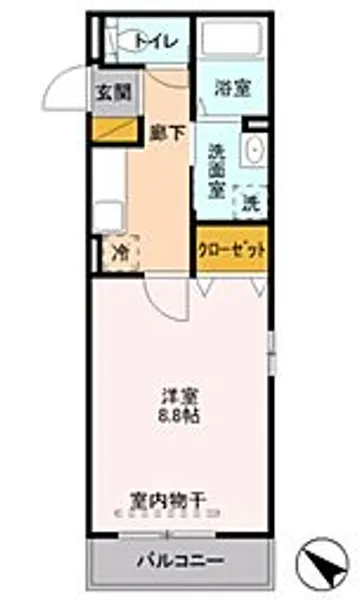 ソラーレ【2階】の間取り