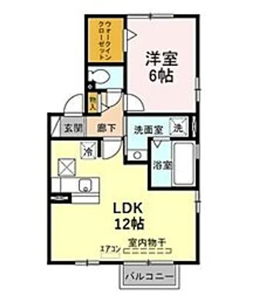 ウィスタリア【1階】の間取り