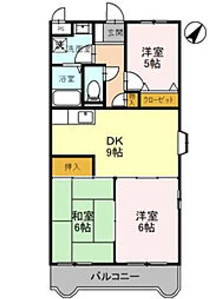 リブラ川崎【3階】の間取り