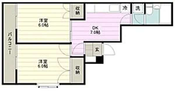 リエスふじみ野北野【1階】の間取り