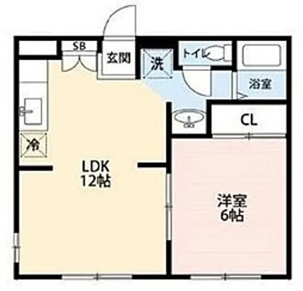 RYU四番館【1階】の間取り