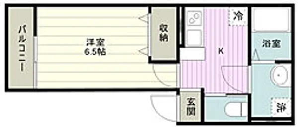 Luana East【1階】の間取り