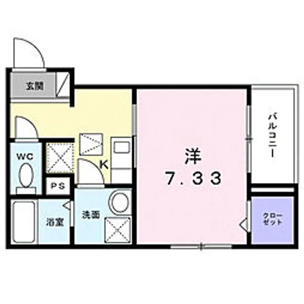 Sweet P【1階】の間取り