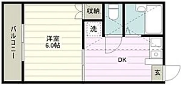 サーティ・ワン【2階】の間取り