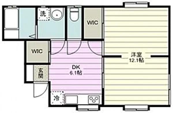 Sugar Rain【1階】の間取り