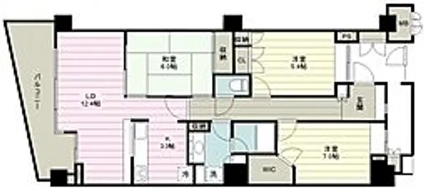 アイムふじみ野タワー東館【11階】の間取り
