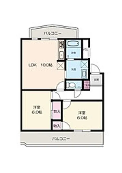 ガーデンハイツ Σ1【2階】の間取り