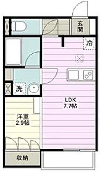 My Style vintage みずほ台【3階】の間取り