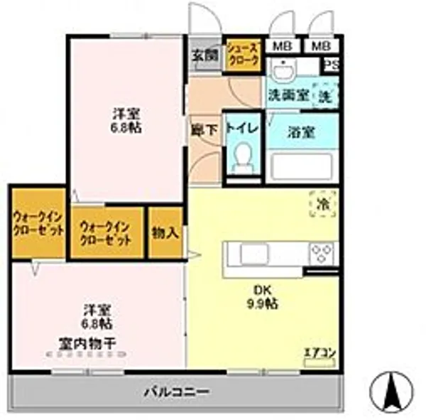 Briller(ブリエ)【2階】の間取り