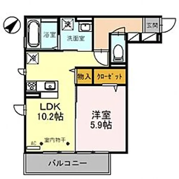 clair de lune【2階】の間取り