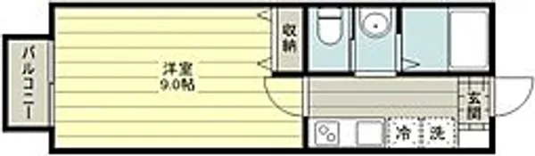 朋久レジデンス上福岡【2階】の間取り