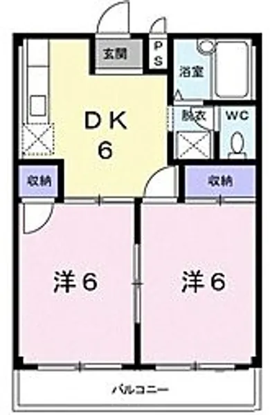 アネックス加藤A【2階】の間取り