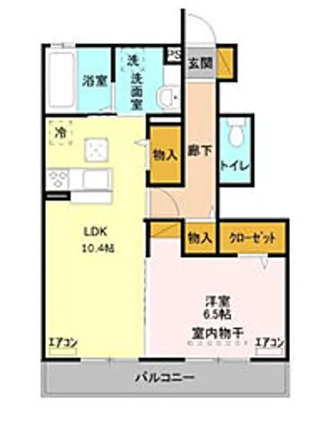 シャインアイリスII【1階】の間取り