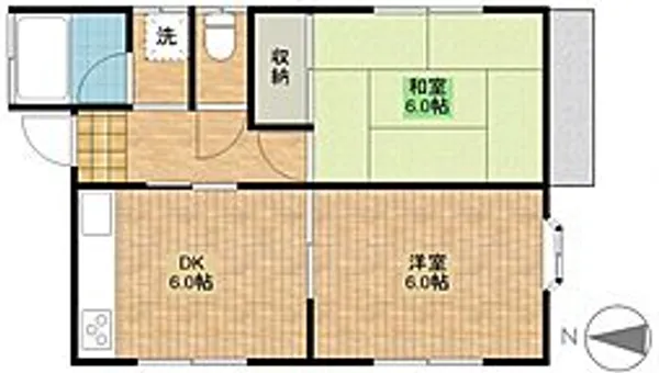 エステートガーデンふじみ野【1階】の間取り