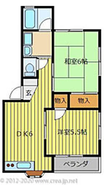 BAN RINCOME2【2階】の間取り