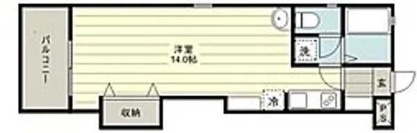 グランドヒルズB【2階】の間取り