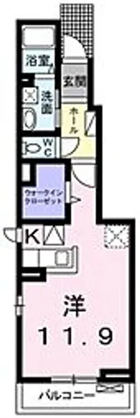 アプローズ【1階】の間取り