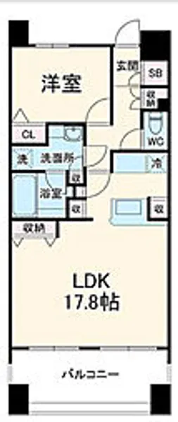アルシオン本川越【2階】の間取り