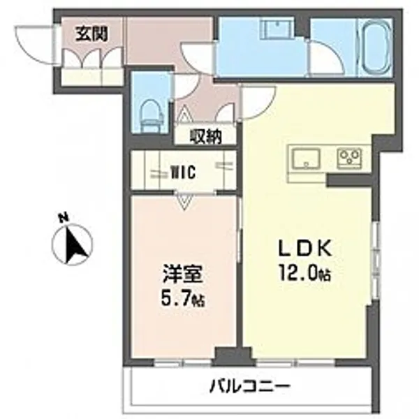 グレースヒルズ【2階】の間取り