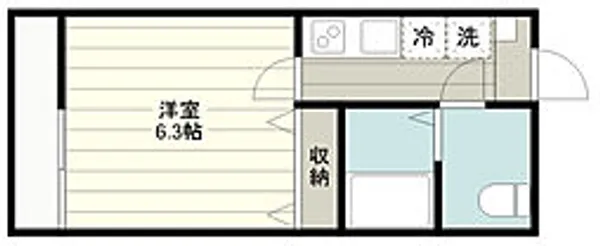 キャメル南古谷駅前通C棟【201号室号室】の間取り