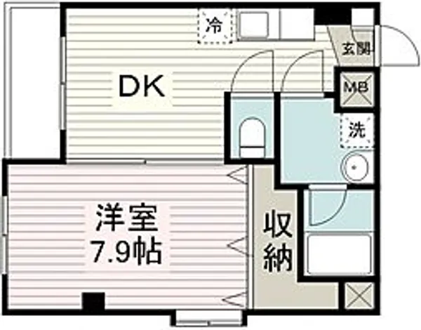 辻友ビル【4階】の間取り