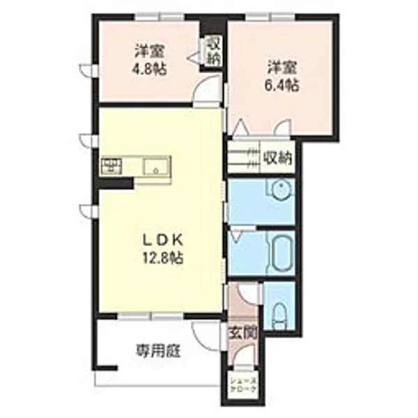 ウェンブリー【1階】の間取り