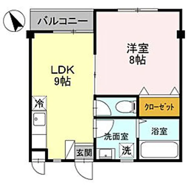 グリーンパレスY【2階】の間取り