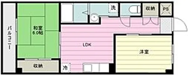 ノーブルハイツII【3階】の間取り