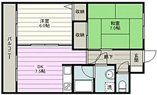 フォンテーヌ・デ・アイラ【9階】の間取り