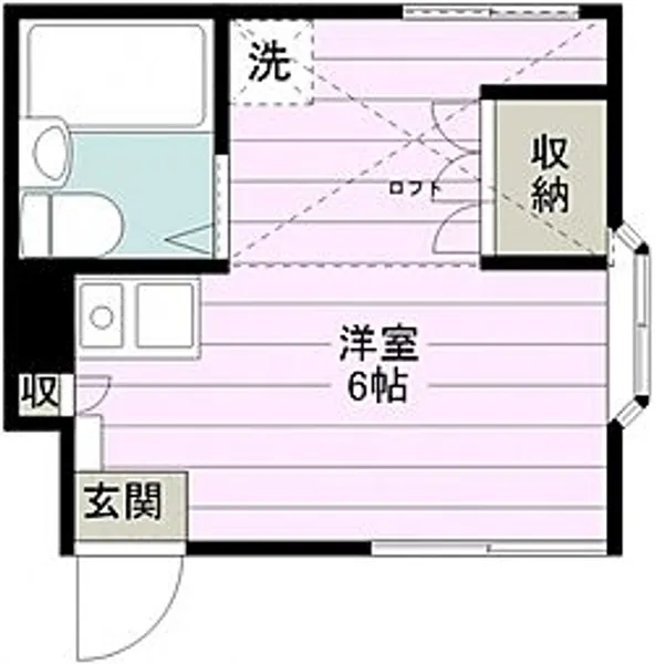 ブランメゾン上福岡【1階】の間取り