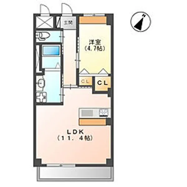 アムールふじみ野【3階】の間取り