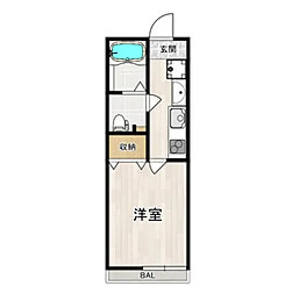 Best Stage 上福岡3丁目【3階】の間取り