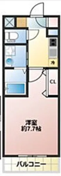 ヴァンヴェール オマージュII【1階】の間取り