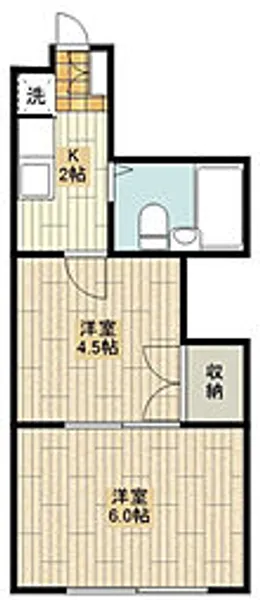リアライズふじみ野【1階】の間取り