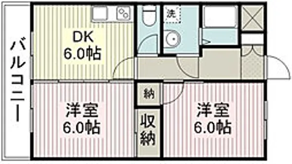 双美館【1階】の間取り