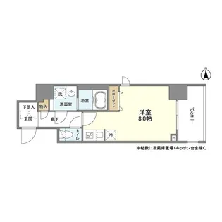 BPRレジデンス江坂【3階】の間取り