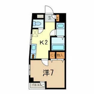 エーエムエム【2階】の間取り